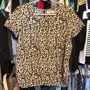 Cheetah work shirt